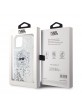 Karl Lagerfeld iPhone 15 Case MagSafe Case Choupette Transparent