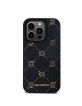 Karl Lagerfeld iPhone 15 Pro Max MagSafe Case Pattern Heads Black