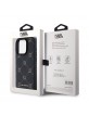 Karl Lagerfeld iPhone 15 Pro Case Karl Heads Pattern Magsafe Black