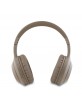 Guess Bluetooth 5.3 Over Ear Headphones Classic Metal Logo Brown