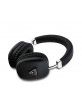 Guess Kopfhörer Bluetooth 5.3 IPX4 USB-C Saffiano Triangle Logo Schwarz