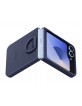 Original Samsung Z Flip 6 Ring Hülle Case Silikon Navy EF-PF741TNE