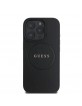 Guess iPhone 16 Pro Max Case MagSafe Grained Black