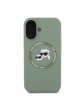 Karl Lagerfeld iPhone 16 Case MagSafe K&CH Heads Green