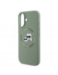 Karl Lagerfeld iPhone 16 Case MagSafe K&CH Heads Green