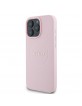 Guess iPhone 16 Pro Max Hülle Case MagSafe Grained Rosa Pink