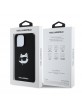 Karl Lagerfeld iPhone 16 Pro Max Case MagSafe Silicone Choupette Black