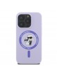 Karl Lagerfeld iPhone 16 Pro Max Case MagSafe K & CH Purple