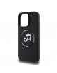 Karl Lagerfeld iPhone 16 Pro Case MagSafe K&CH Heads Black