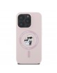 Karl Lagerfeld iPhone 16 Pro Case MagSafe K & CH Pink