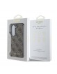 Guess Samsung Z Fold 6 Hülle Case 4G Charm Braun