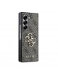 Guess Samsung Z Fold 6 Case 4G Logo Big Metal Brown