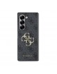 Guess Samsung Z Fold 6 Hülle Case 4G Logo Big Metal Grau
