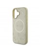 Guess iPhone 16 Hülle Case MagSafe Peony Gold