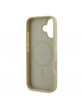 Guess iPhone 16 Case MagSafe Peony Gold