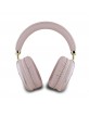 Guess Over Ear Bluetooth 5.3 Headphones Triangle Logo Metalic Pink Gold