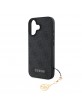 Guess iPhone 16 Plus Hülle Case 4G Charm Grau