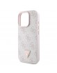 Guess iPhone 16 Pro Hülle Case Strass Kristallen Rosa Pink