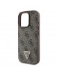 Guess iPhone 16 Pro Hülle Case Strass Kristallen Braun