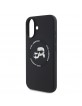 Karl Lagerfeld iPhone 16 Case MagSafe K&CH Heads Black