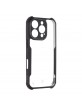 Tactical iPhone 16 Pro Hülle Case Quantum Stealth Clear Schwarz