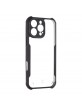 Tactical iPhone 16 Pro Max Hülle Case Quantum Stealth Clear Schwarz