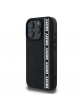 DKNY iPhone 16 Pro Case 3D Rubber Repeat Logo Black