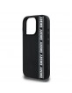 DKNY iPhone 16 Pro Case 3D Rubber Repeat Logo Black