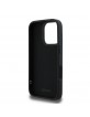 DKNY iPhone 16 Pro Case 3D Rubber Repeat Logo Black