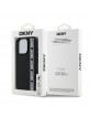 DKNY iPhone 16 Pro Case 3D Rubber Repeat Logo Black