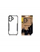 Tactical iPhone 16 Case Quantum Stealth Clear Black