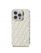 Karl Lagerfeld iPhone 16 Pro Case Electroplated Logo Gold