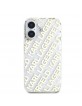 Karl Lagerfeld iPhone 16 Case Electroplated Logo Gold