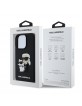 Karl Lagerfeld iPhone 16 Pro Max Case Saffiano Karl Choupette Black