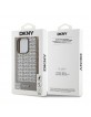 DKNY iPhone 16 Pro Max Case MagSafe Leather Repeat Stripe Brown