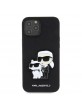 Karl Lagerfeld iPhone 12 / 12 Pro Case Saffiano Karl Choupette Black