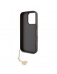 Guess iPhone 16 Pro Hülle Case 4G Charm Braun