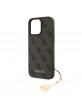 Guess iPhone 16 Pro Max Hülle Case 4G Charm Braun