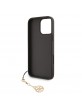 Guess iPhone 16 Pro Max Hülle Case 4G Charm Braun