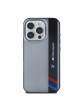 BMW iPhone 16 Pro Case Motorsport Vertical Stripe Grey