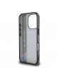 BMW iPhone 16 Pro Case Motorsport Vertical Stripe Grey