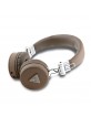 Guess Bluetooth Headphones ENC Grained Triangle Logo Brown