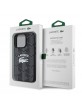 Lacoste iPhone 16 Pro Case Blend Monogram MagSafe Black