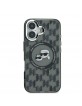 Karl Lagerfeld iPhone 16 Hülle Case K & CH Heads MagSafe Monogram Schwarz