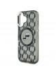 Karl Lagerfeld iPhone 16 Case K & CH Heads MagSafe Monogram Black