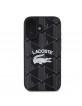 Lacoste iPhone 16 Case Blend Monogram MagSafe Black