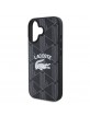 Lacoste iPhone 16 Case Blend Monogram MagSafe Black