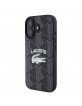 Lacoste iPhone 16 Pro Max Blend Monogram MagSafe Case Black