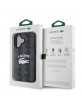 Lacoste iPhone 16 Pro Max Blend Monogram MagSafe Case Black