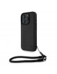 BMW iPhone 16 Pro Max Case Genuine Leather Signature Black